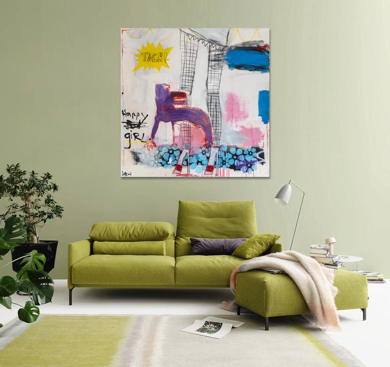 Original Contemporary Abstract Painting by Christiane Lohrig
