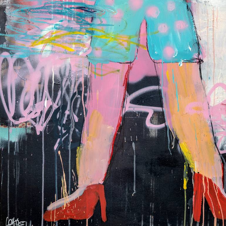 Original Contemporary Abstract Painting by Christiane Lohrig