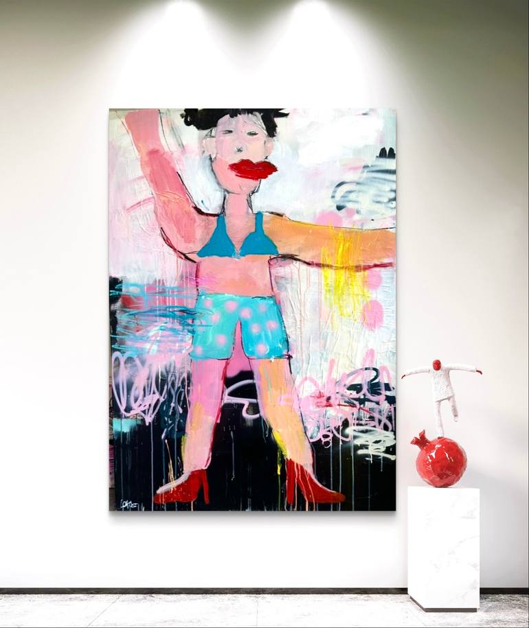 Original Contemporary Abstract Painting by Christiane Lohrig