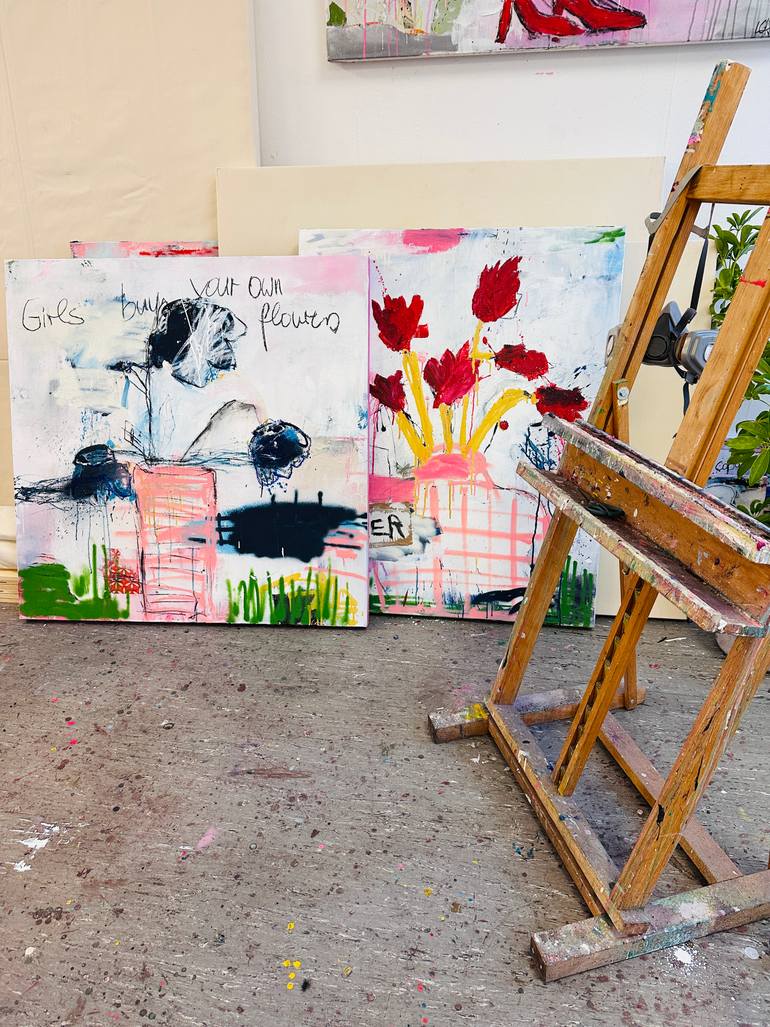 Original Contemporary Abstract Painting by Christiane Lohrig