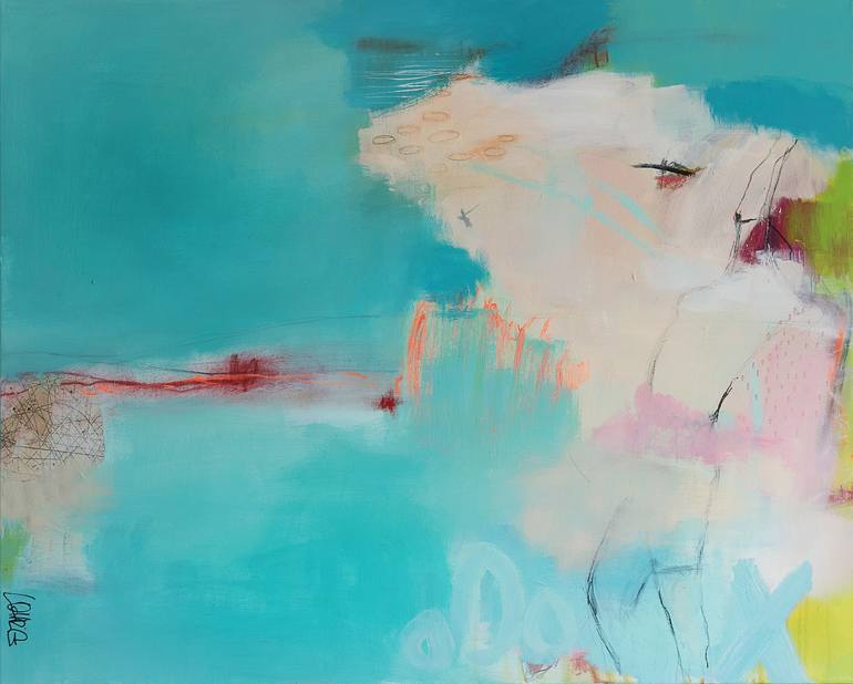 Original Abstract Expressionism Abstract Paintings by Christiane Lohrig