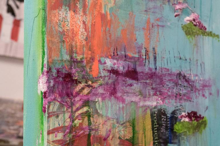 Original Abstract Expressionism Abstract Painting by Christiane Lohrig