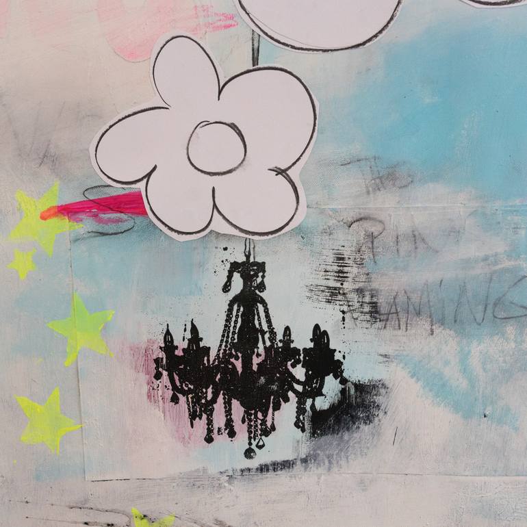 Original Abstract Expressionism Abstract Painting by Christiane Lohrig