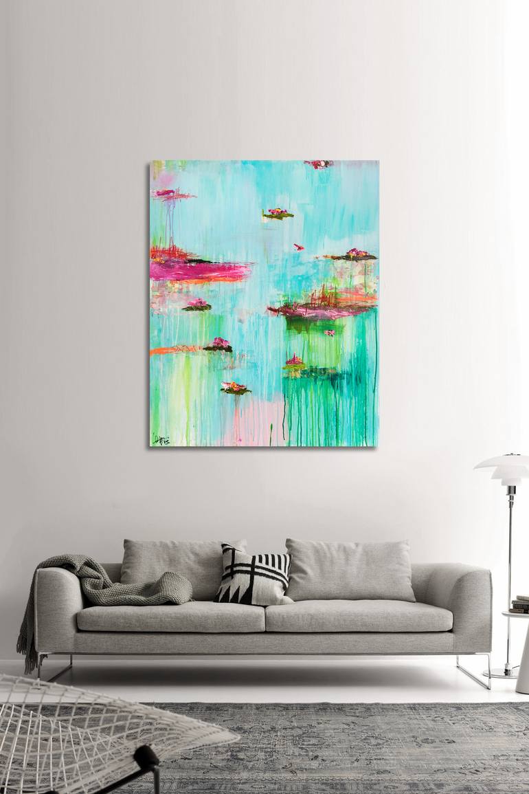 Original Abstract Painting by Christiane Lohrig