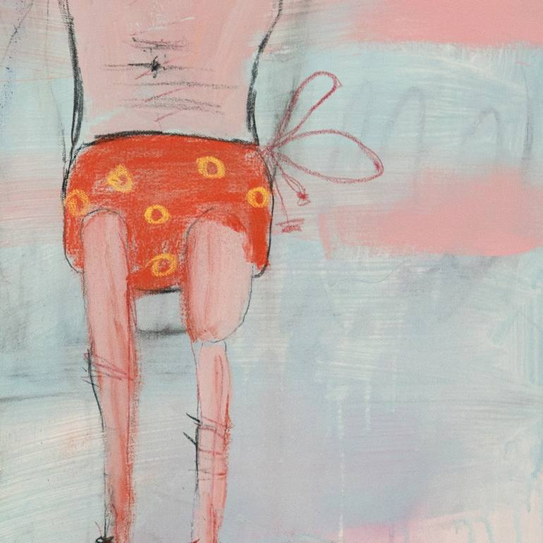 Original Abstract Expressionism Abstract Painting by Christiane Lohrig