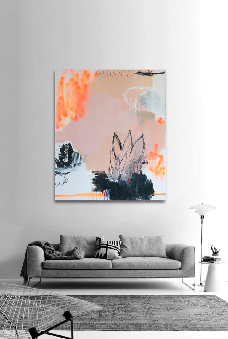 Original Abstract Painting by Christiane Lohrig