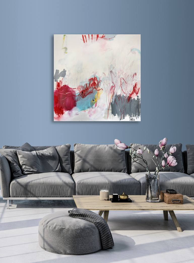 Original Abstract Painting by Christiane Lohrig