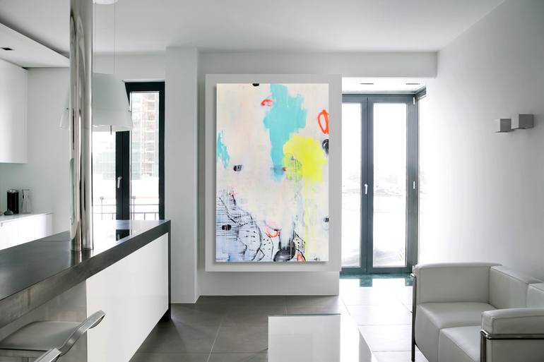 Original Modernism Abstract Painting by Christiane Lohrig