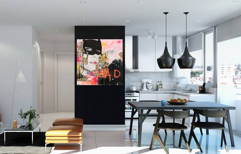 Original Modernism Abstract Painting by Christiane Lohrig