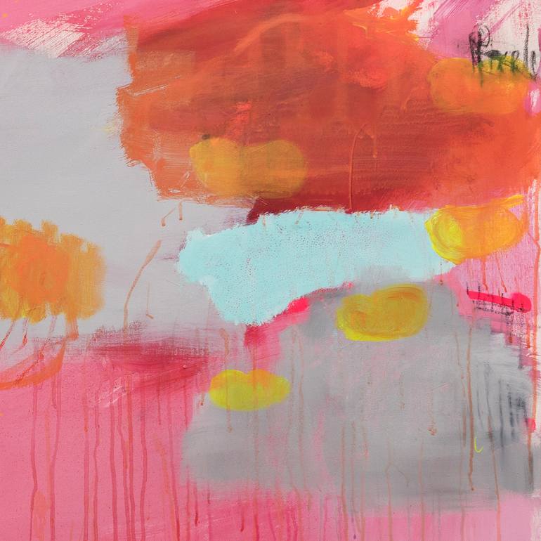 Original Modernism Abstract Painting by Christiane Lohrig