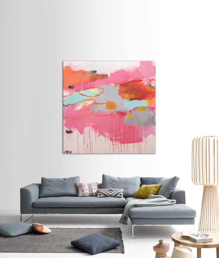 Original Modernism Abstract Painting by Christiane Lohrig