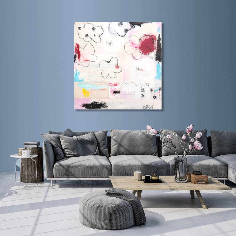 Original Modernism Abstract Painting by Christiane Lohrig