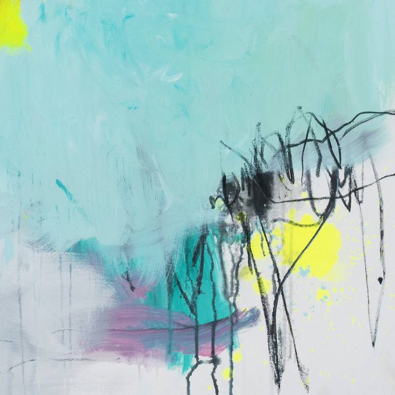 Original Modernism Abstract Painting by Christiane Lohrig