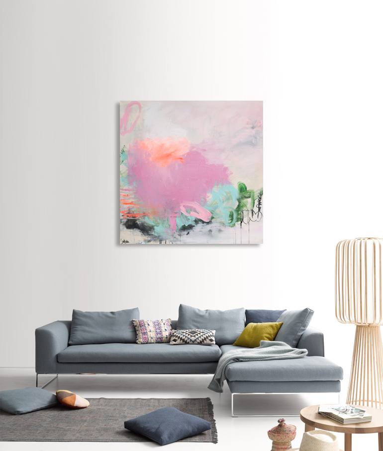 Original Modernism Abstract Painting by Christiane Lohrig