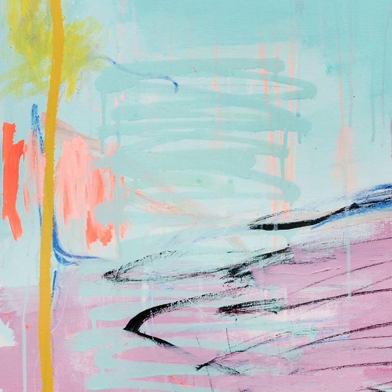 Original Modernism Abstract Painting by Christiane Lohrig