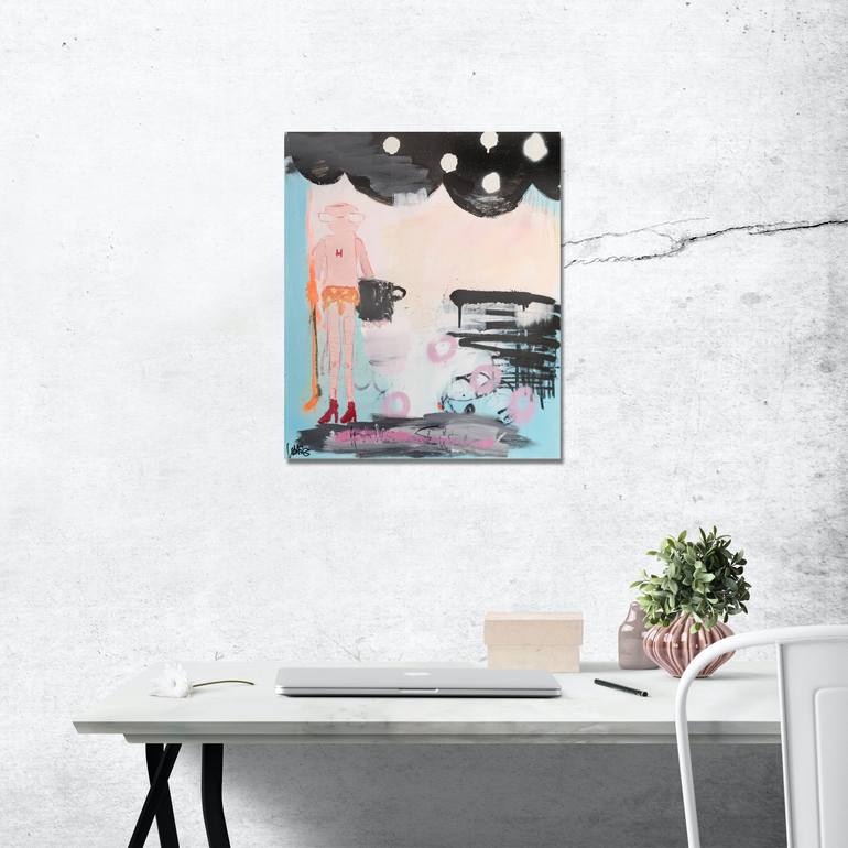 Original Abstract Painting by Christiane Lohrig