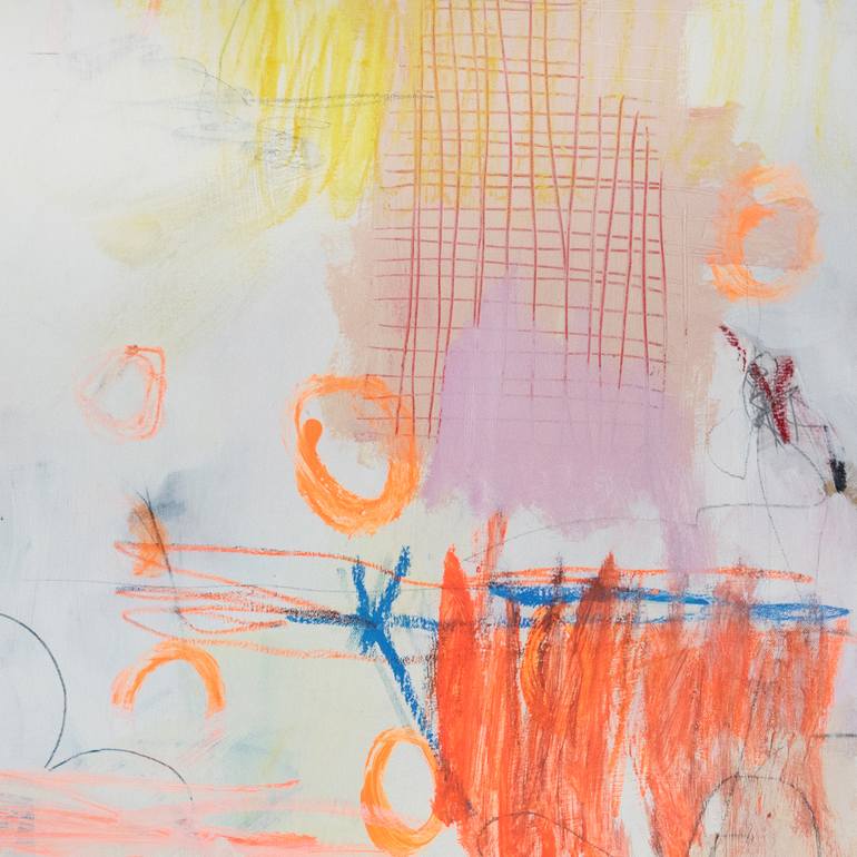 Original Modernism Abstract Painting by Christiane Lohrig