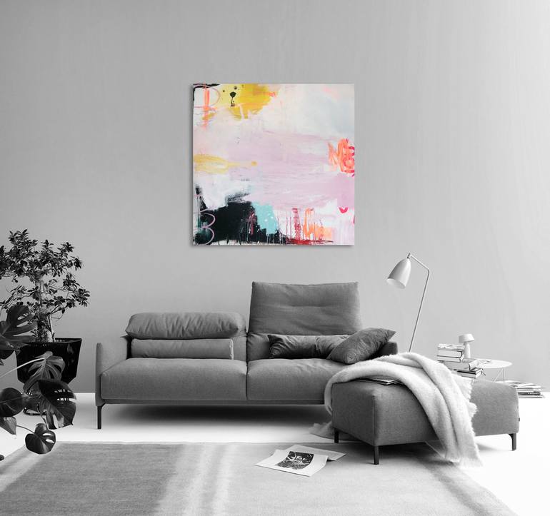 Original Fine Art Abstract Painting by Christiane Lohrig