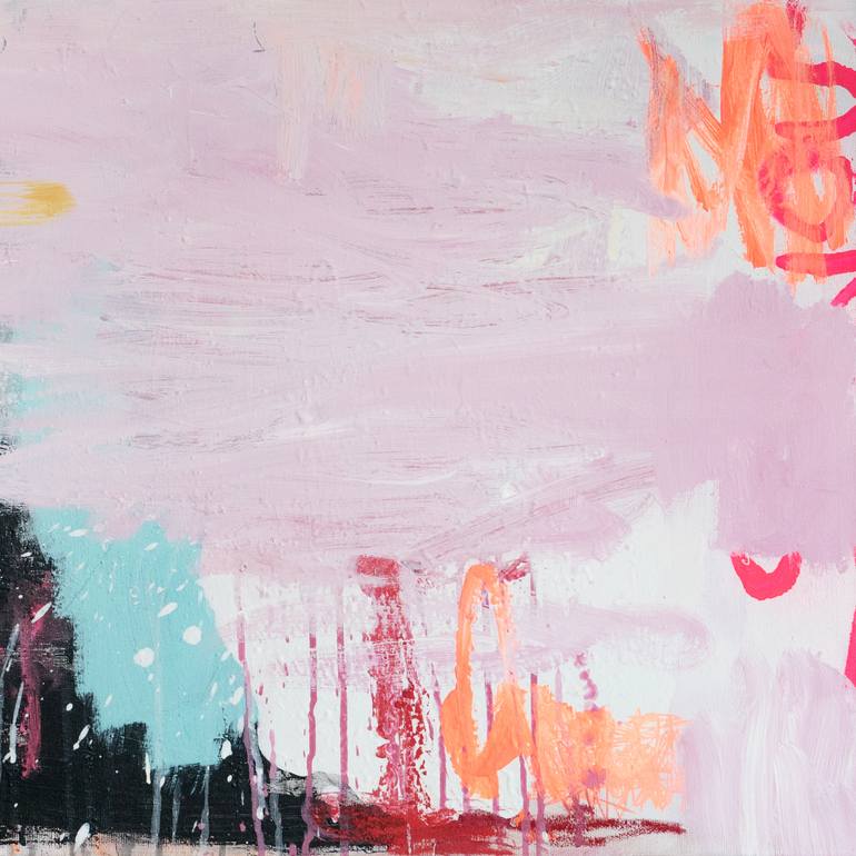 Original Modernism Abstract Painting by Christiane Lohrig