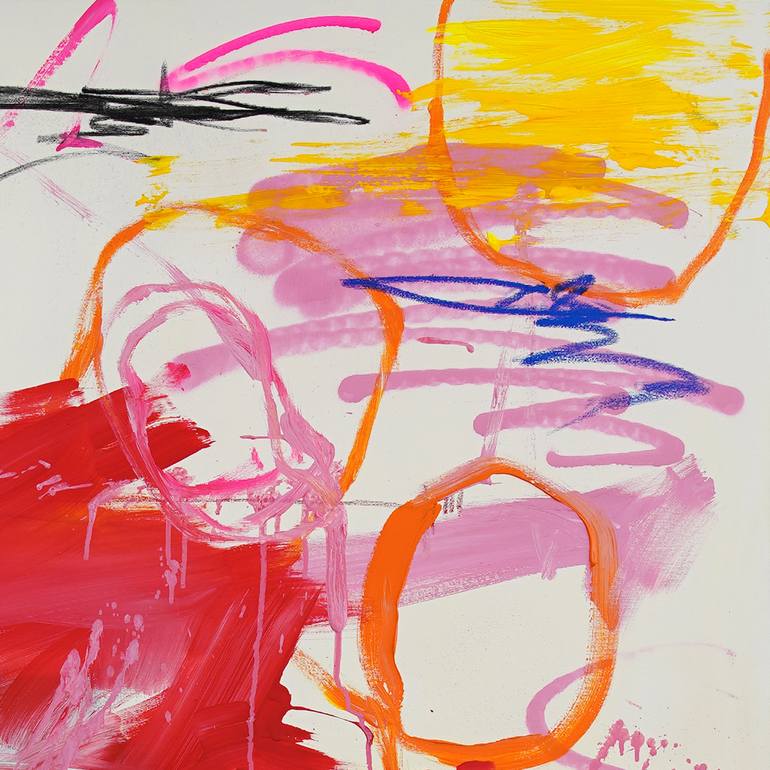 Original Modernism Abstract Painting by Christiane Lohrig