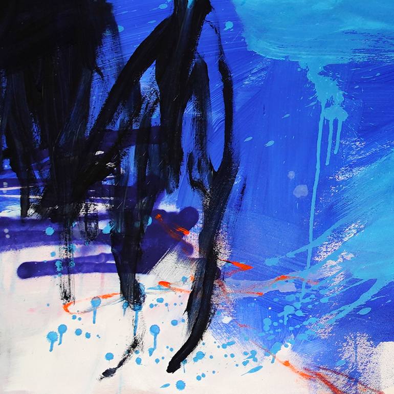 Original Modernism Abstract Painting by Christiane Lohrig