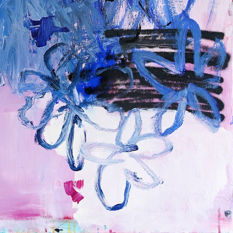 Original Modernism Abstract Painting by Christiane Lohrig