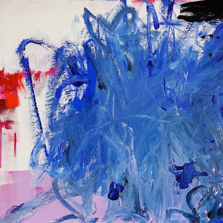 Original Modernism Abstract Painting by Christiane Lohrig