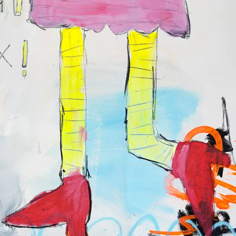 Original Figurative Abstract Painting by Christiane Lohrig