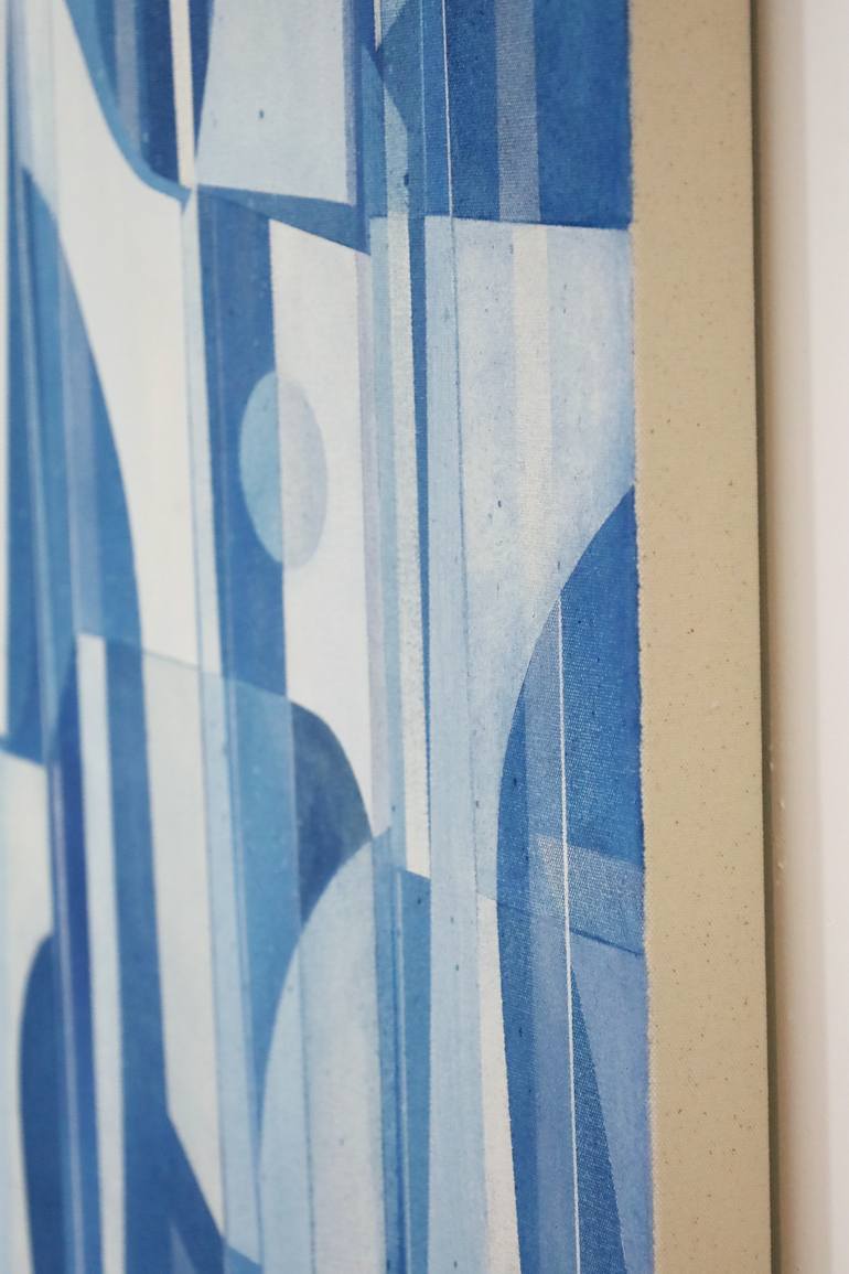 Original Art Deco Abstract Painting by Robert Von Bangert