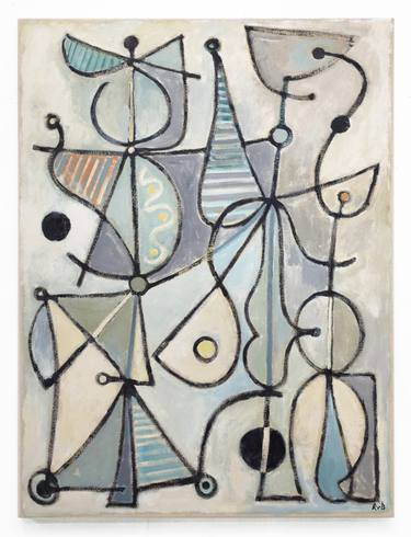 Original Modern Abstract Paintings by Robert von Bangert