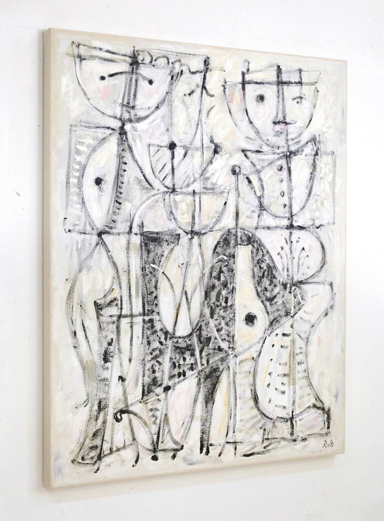 Original Modernism Abstract Painting by Robert Von Bangert