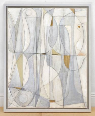 Original Modernism Abstract Painting by Robert Von Bangert