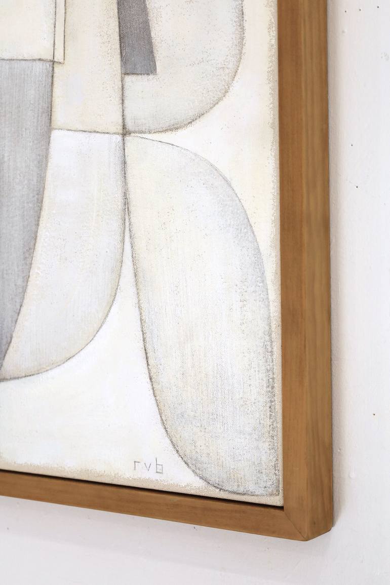 Original Geometric Abstract Painting by Robert Von Bangert
