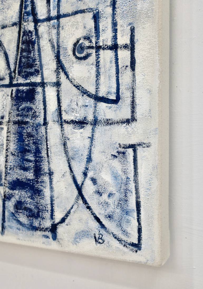 Original Modernism Abstract Painting by Robert Von Bangert