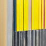 32 in. x 42 in. x 1.5 in. painting on canvas. Sides are finished glazed raw canvas. Artwork is wired and ready to hang.