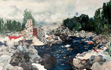 Original Contemporary Landscape Paintings by elisa oropesa