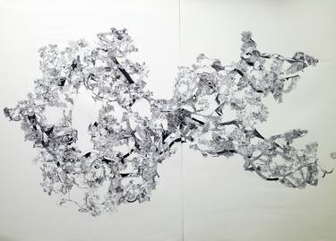 Original Abstract Drawing by elisa oropesa