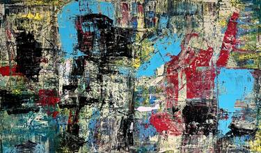 Original Abstract Expressionism Abstract Paintings by Kanit Boonwit
