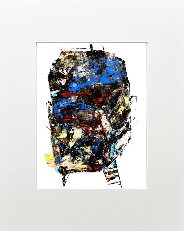 Original Abstract Expressionism Abstract Painting by Kanit Boonwit