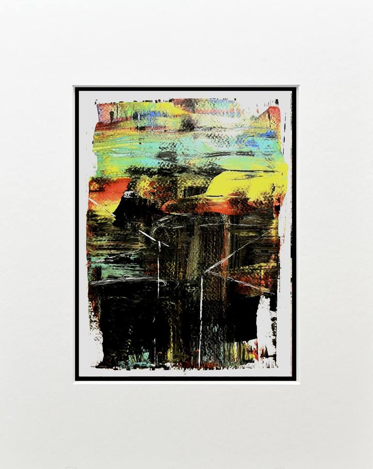 Original Abstract Painting by Kanit Boonwit