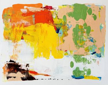 Original Abstract Expressionism Abstract Paintings by Kanit Boonwit