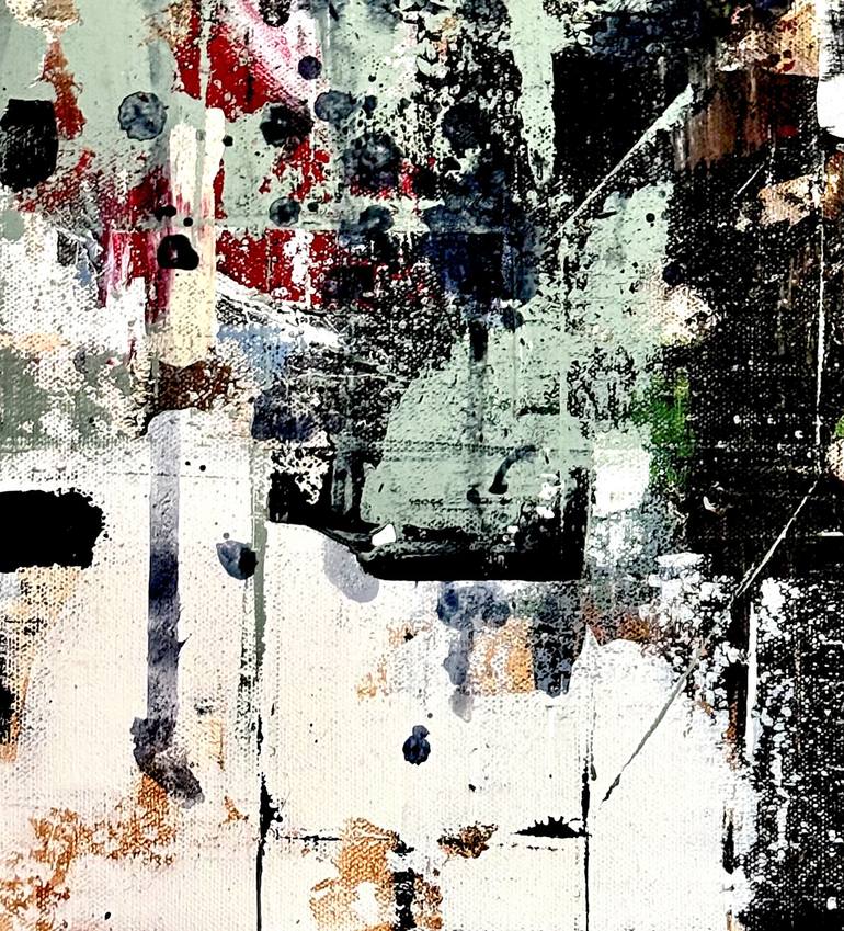 Original Abstract Expressionism Abstract Painting by Kanit Boonwit