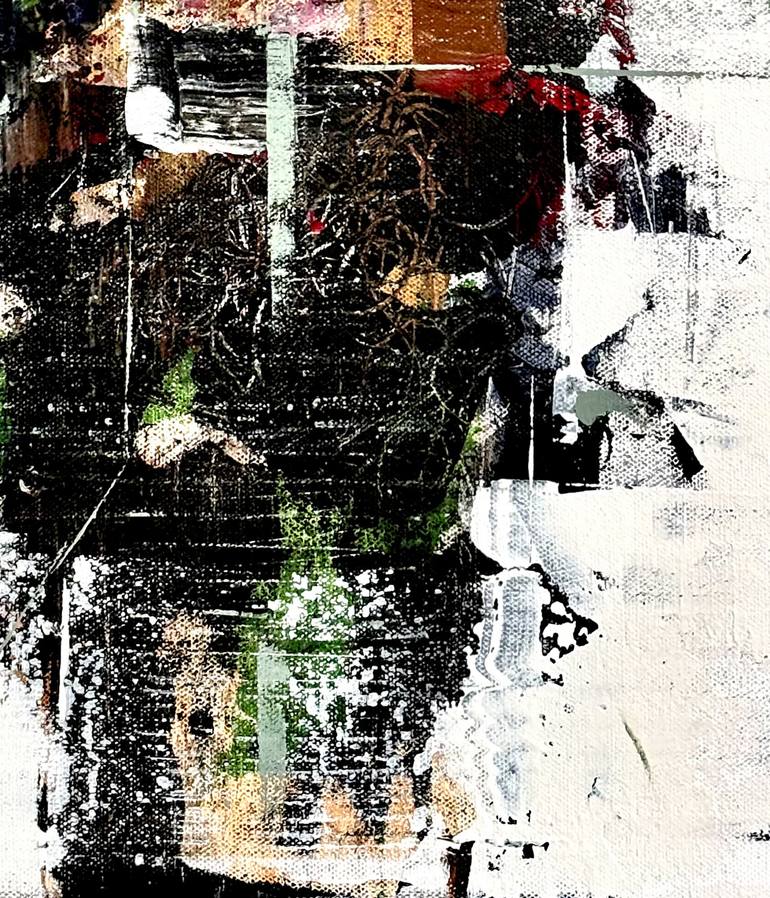 Original Abstract Expressionism Abstract Painting by Kanit Boonwit