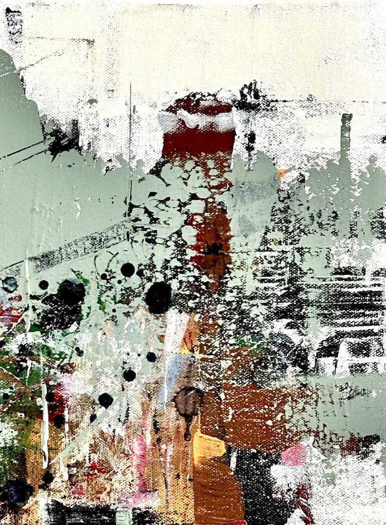 Original Abstract Expressionism Abstract Painting by Kanit Boonwit