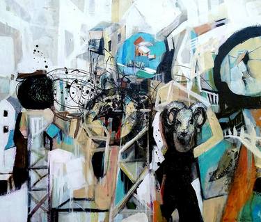 Original Figurative Abstract Paintings by Kanit Boonwit