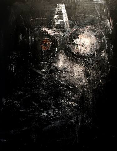 Original Abstract Portrait Paintings by Kanit Boonwit