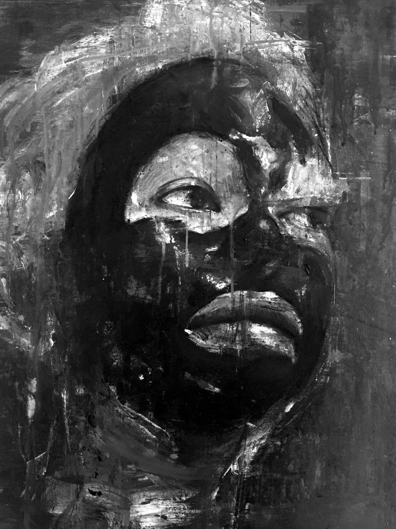 Print of Portraiture Portrait Paintings by Kanit Boonwit