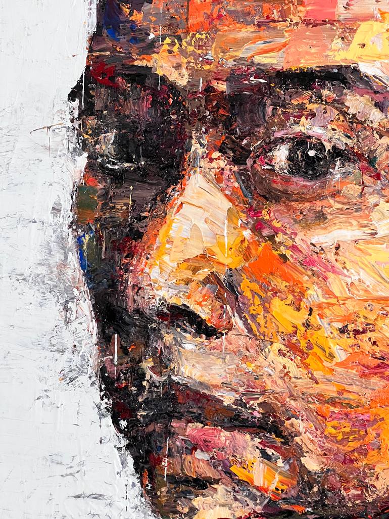 Original Expressionism People Painting by Kanit Boonwit