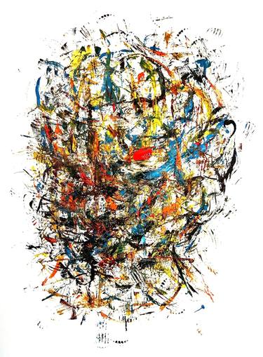 Original Abstract Expressionism Abstract Paintings by Kanit Boonwit