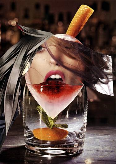 Print of Food & Drink Collage by Berni Stephanus